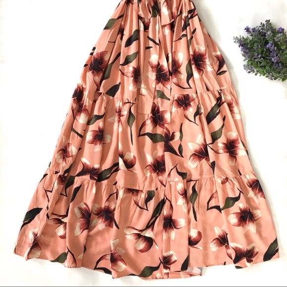 NWT Ava & Viv Floral Print Sleeveless Pink Dress - Picture 4 of 8